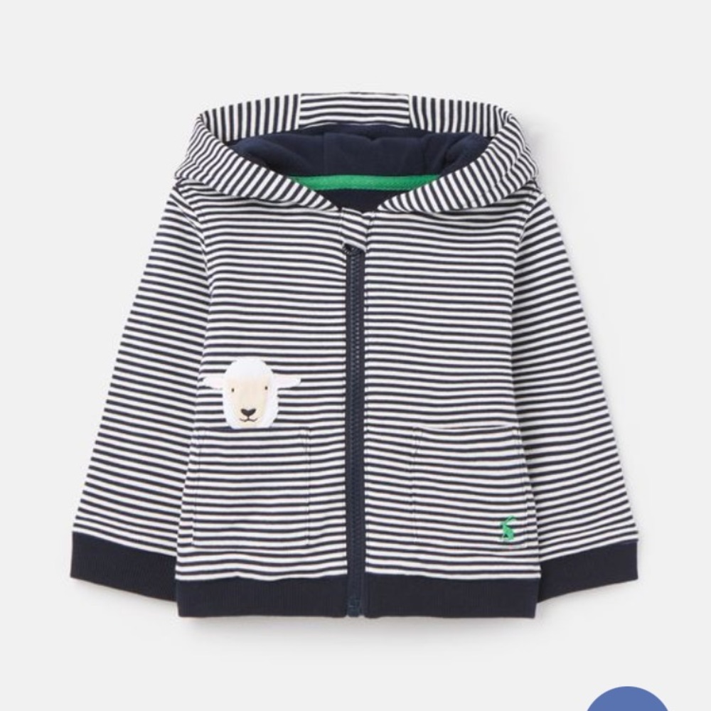 Joules Tenley hoodie 9-12 months in excellent used condition.